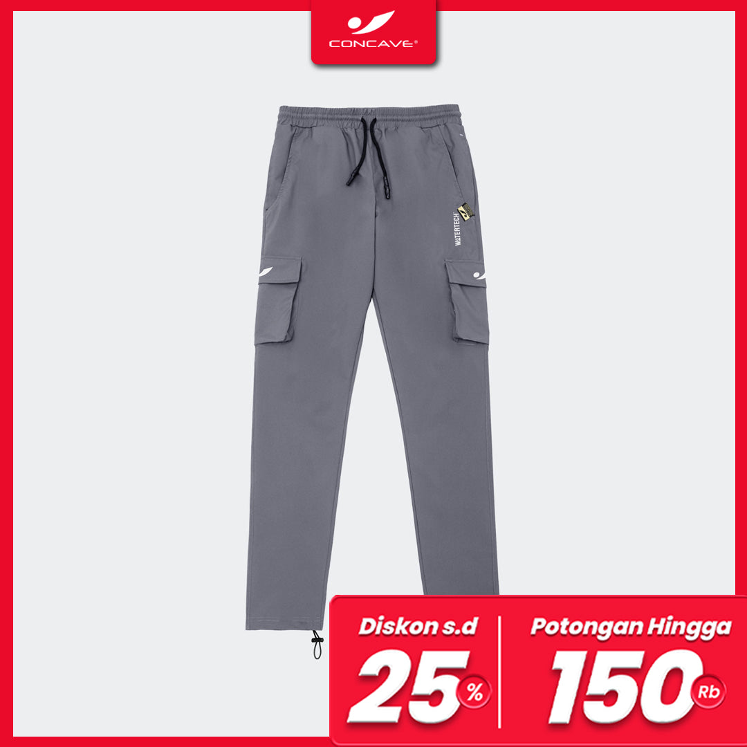 Watertech™ - Celana Panjang Training Cargo - Carbon Grey