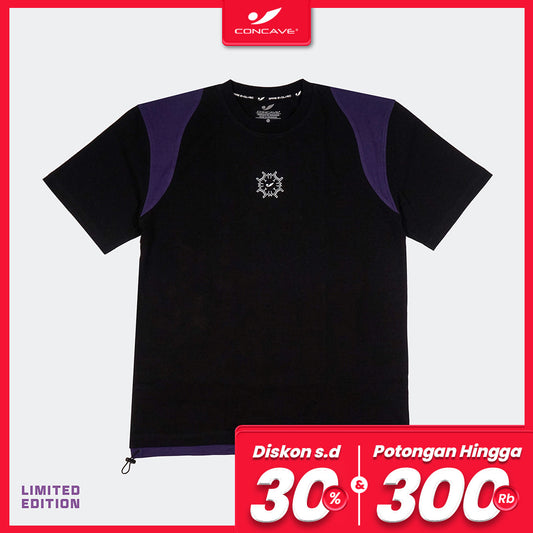 Concave x JLingz Celebration Oversized Tee - Black/Purple