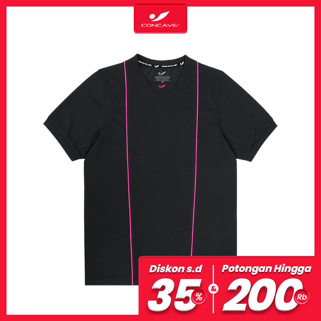 Concave x JLingz Performance Jersey Top - Black/Pink