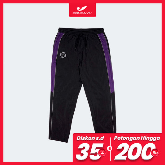 Concave x JLingz Performance Trackpants - Black/Purple