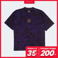 Concave x JLingz Tie Dye Oversized Tee - Black/Purple