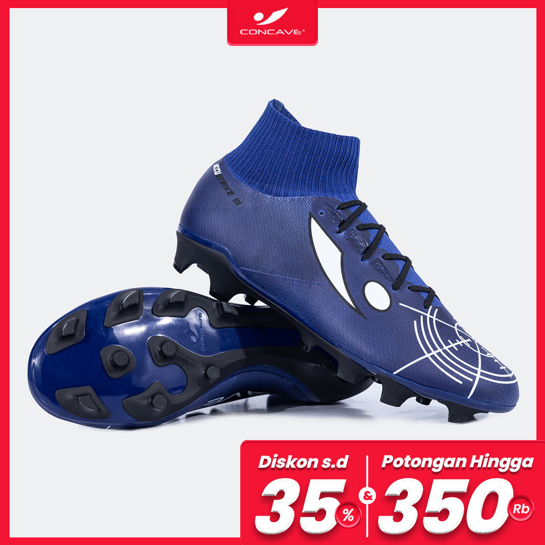 CONCAVE SEPATU BOLA - HALO ACCUSTRIKE PRECISION FG - ELECTRIC BLUE/BLACK
