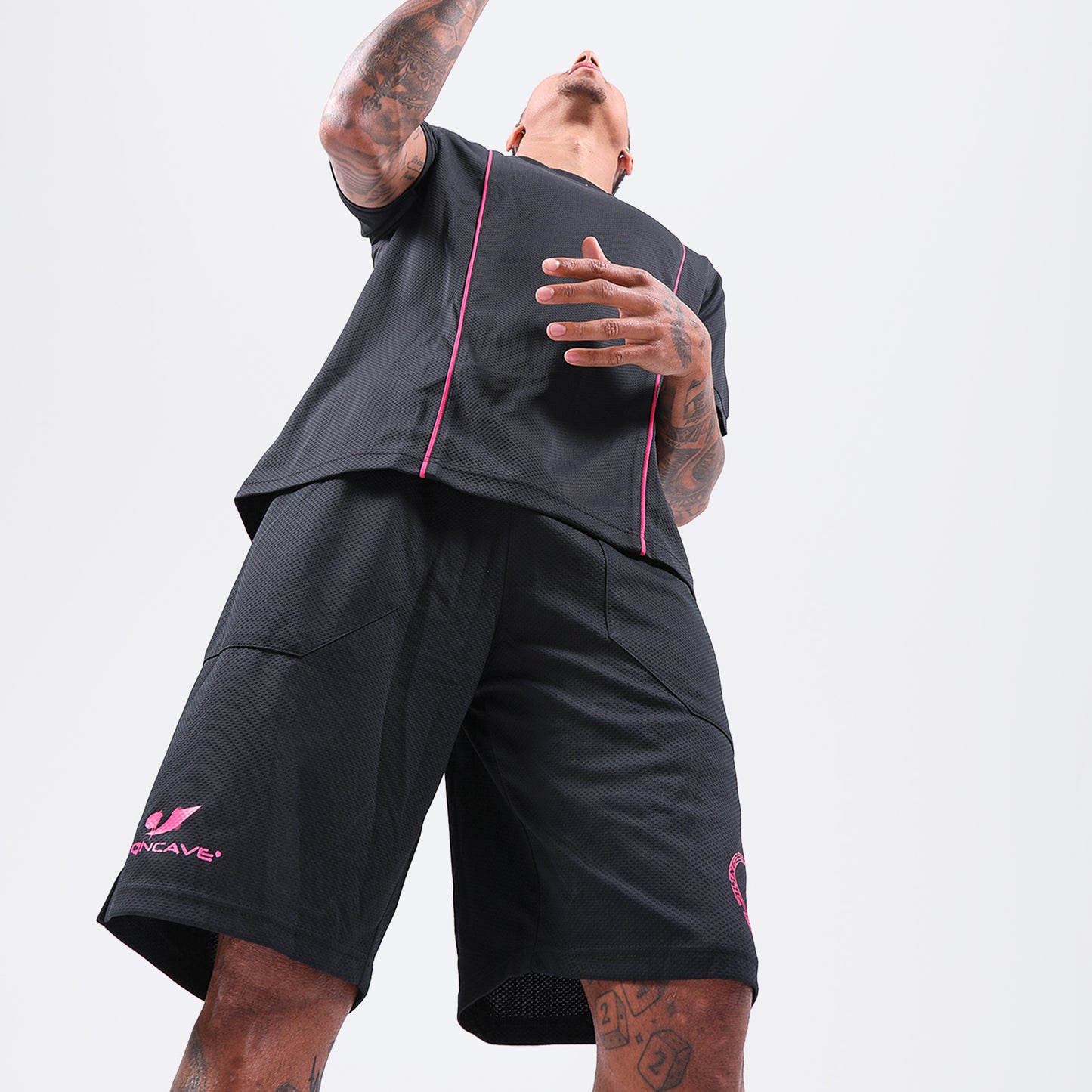 Concave x JLingz Performance Short - Black/Pink