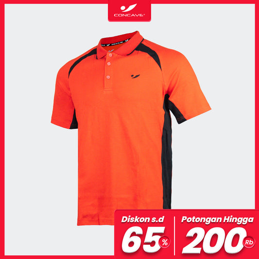 CAVE POLO SPORT KINETIC KIDS - RED/BLACK