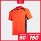CAVE POLO SPORT KINETIC KIDS - RED/BLACK