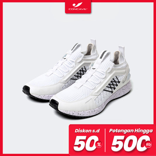 Concave - Sepatu Training Orion - White/ Black
