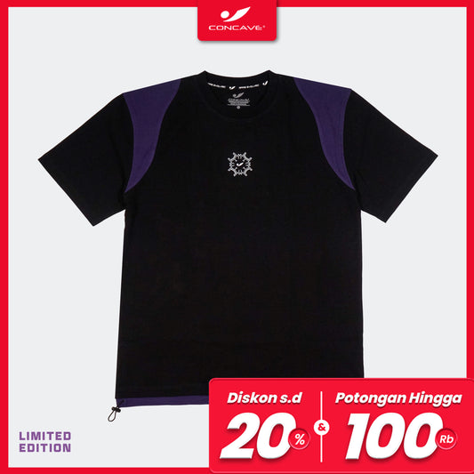 Concave x JLingz Celebration Oversized Tee - Black/Purple