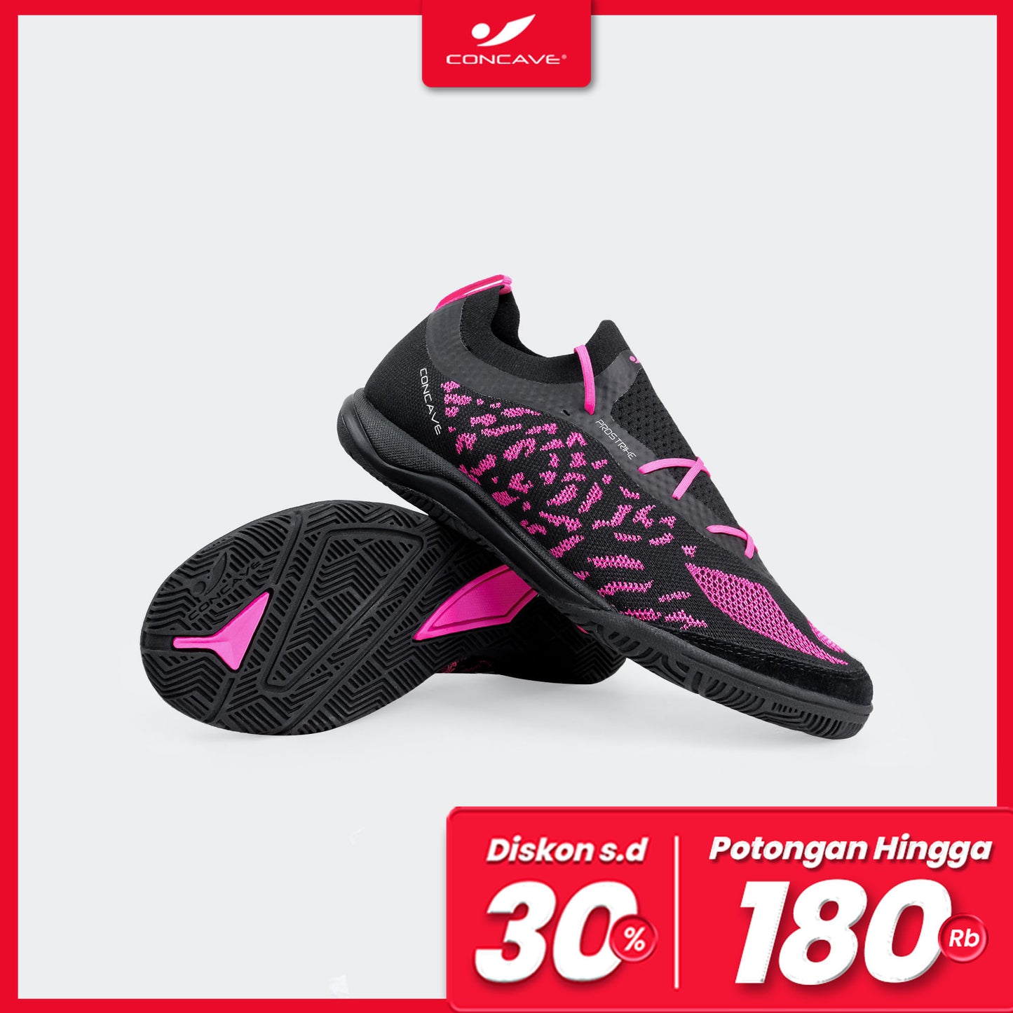 Volt Futsal Jlingz - Black / Pink