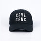 Concave Cavegang Caps - Black/White