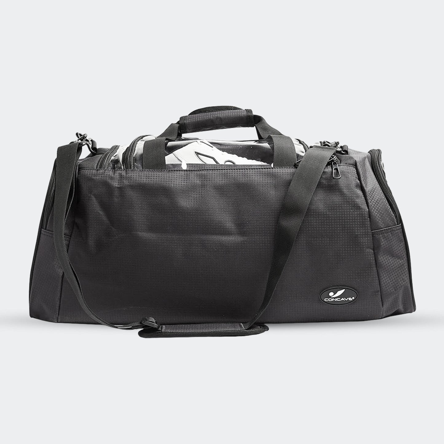 Concave Travel Bag - Black/Silver