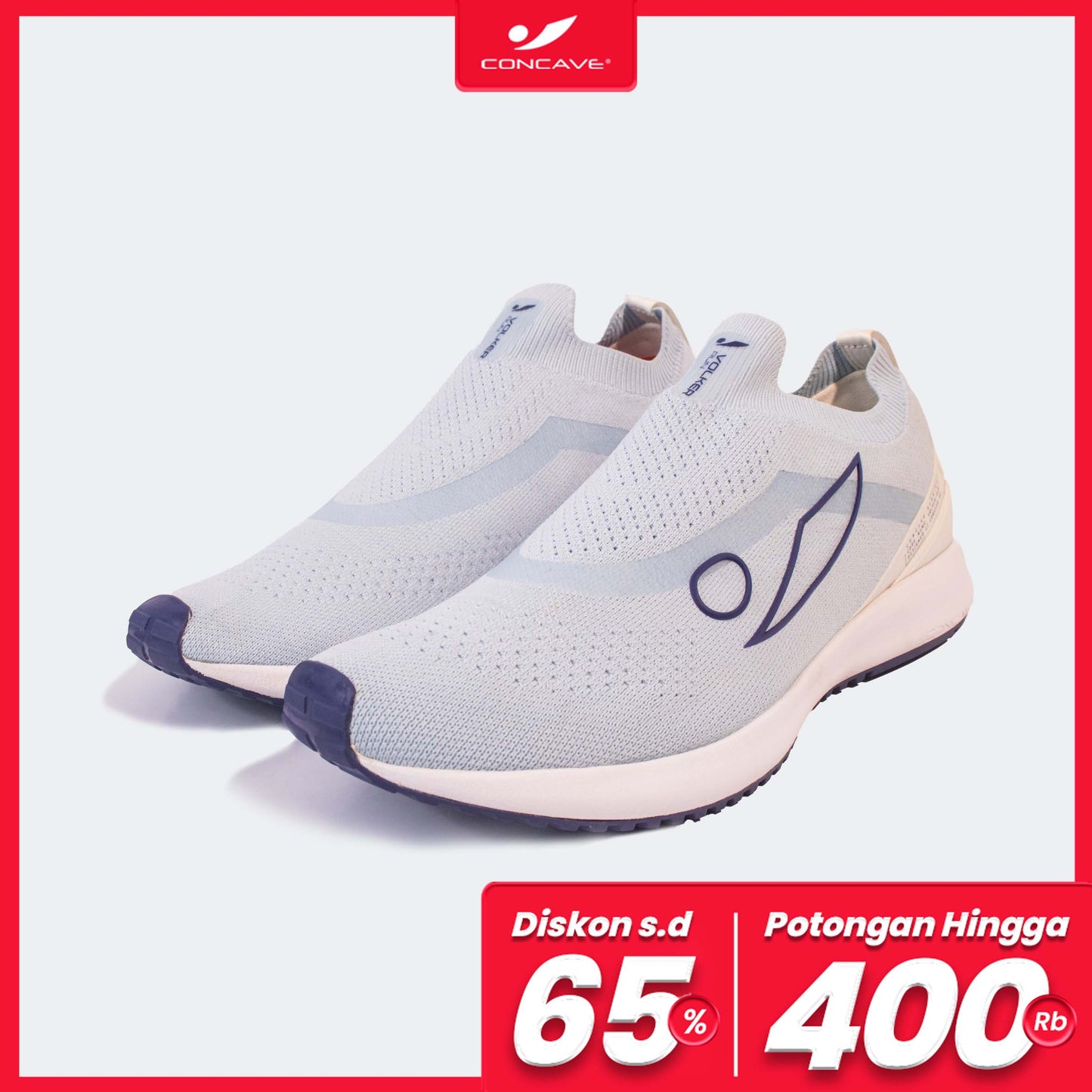 Concave Running - Volker Run - Icy Blue / Navy / White