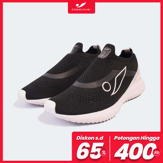 Concave Running - Volker Run - Black / White