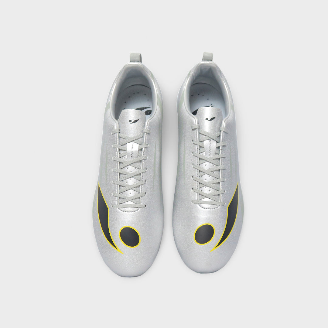Concave Sepatu Bola - Volt Academy FG - Silver/Black/Yellow