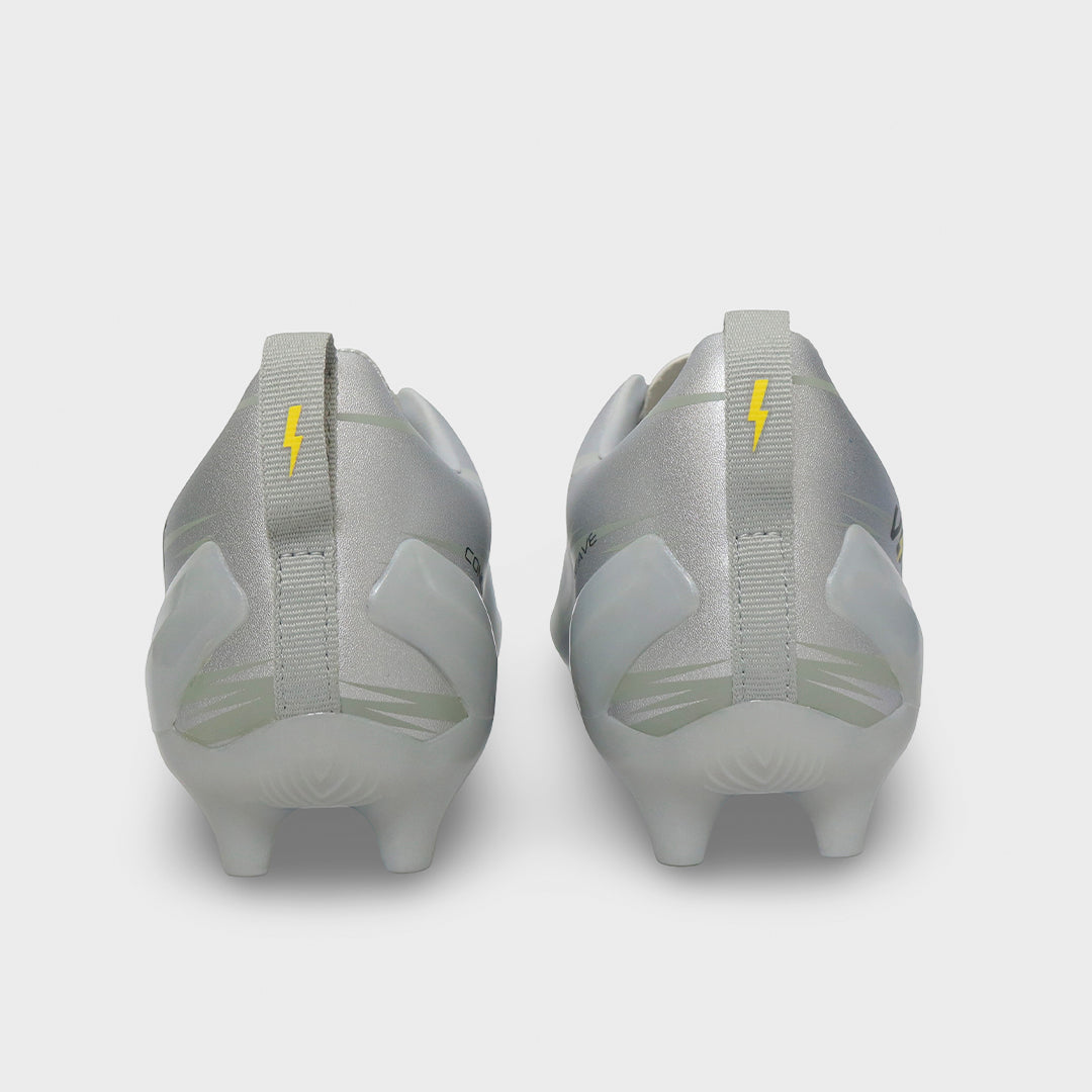 Concave Sepatu Bola - Volt Academy FG - Silver/Black/Yellow