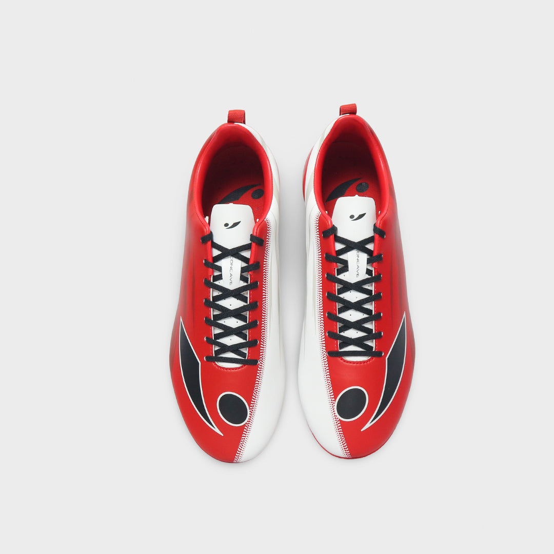 Concave Sepatu Bola - Volt Academy FG - Red/White