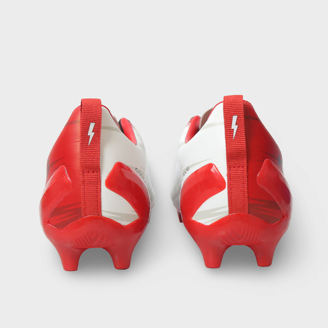 Concave Sepatu Bola - Volt Academy FG - Red/White