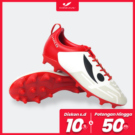 Concave Sepatu Bola - Halo Academy AG - Red/White