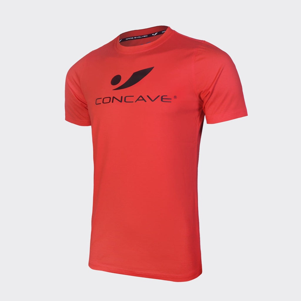 Cave Casual Tee -Red / Black
