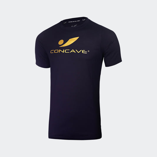 Cave Casual Logo Tee - Black / Gold