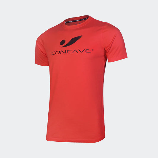 Cave Casual Tee -Red / Black