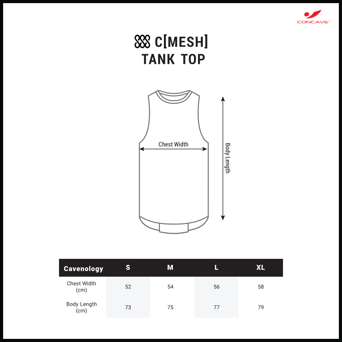 C-Mesh Tank Top – Carbon Grey