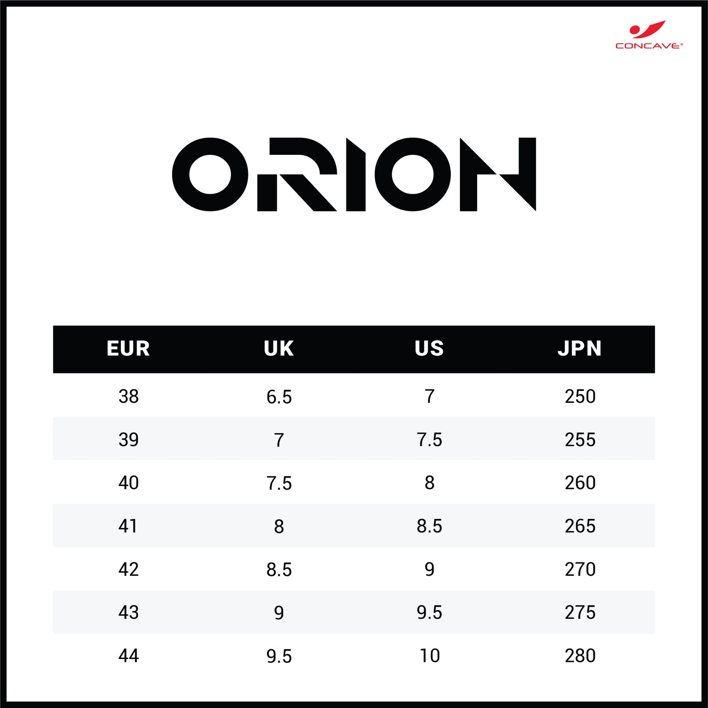 Orion - Black/ Orange
